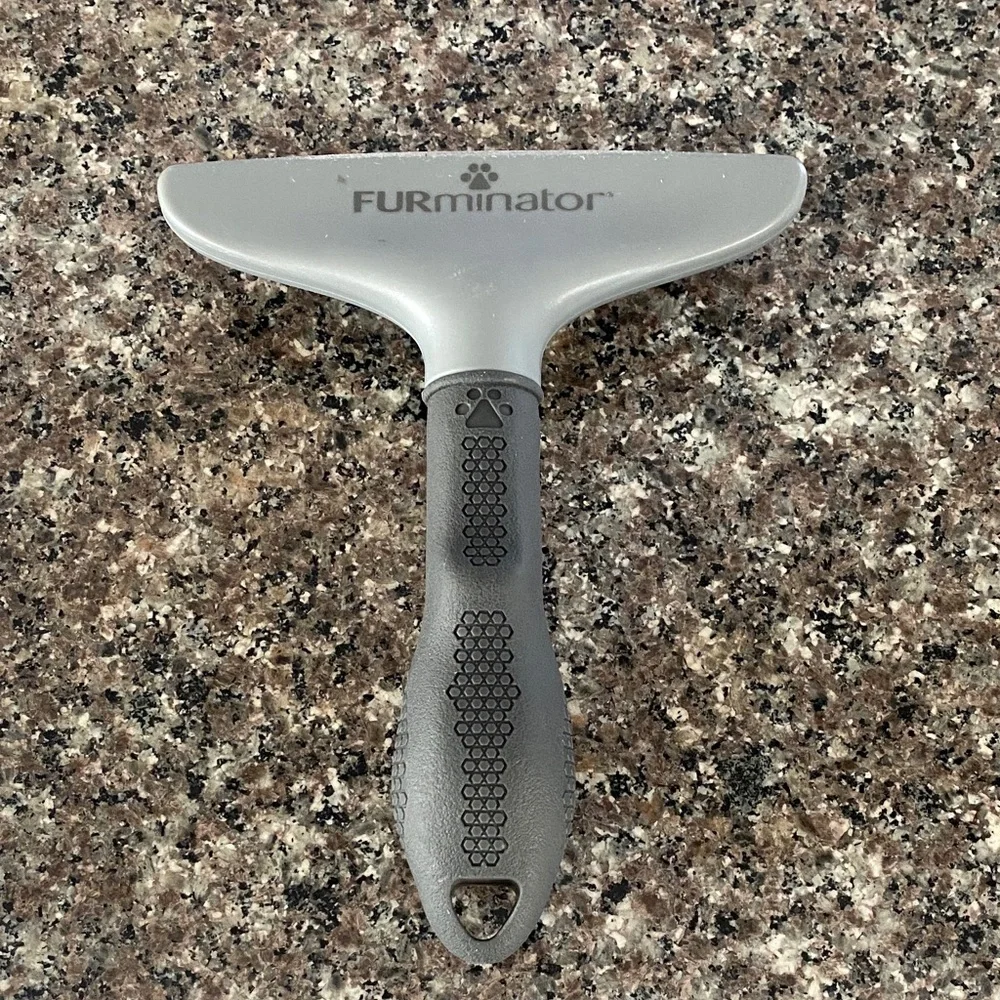 FURminator Gray and Black Grooming Tool